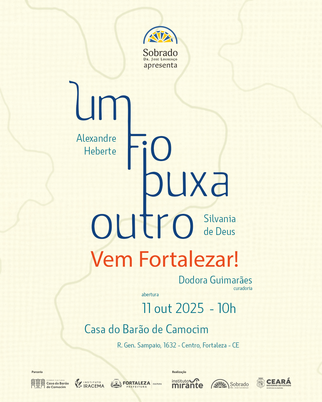 Sobrado Dr. José Lourenço promove encontro das artes visuais e a tecelagem em nova exposição na Casa do Barão de Camocim