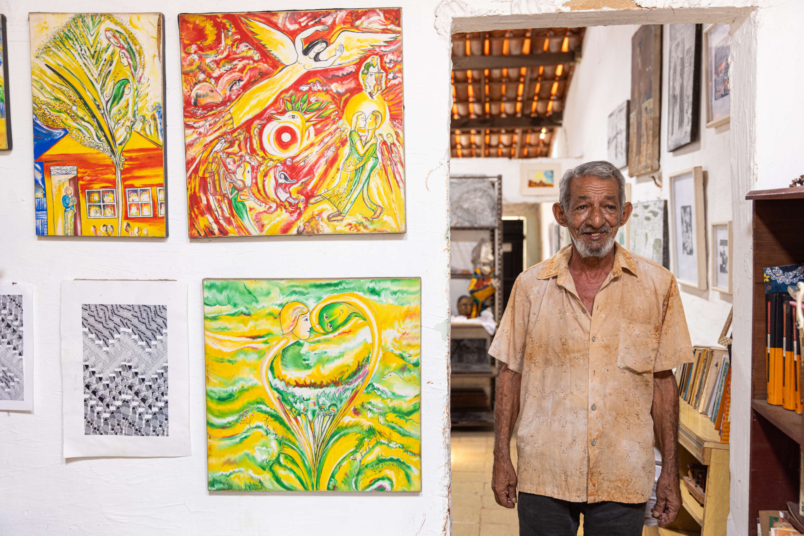 Casa de Saberes Cego Aderaldo abre inscrições para oficina: “Arte e Memória na Xilogravura” com Mestre da Cultura Stênio Diniz