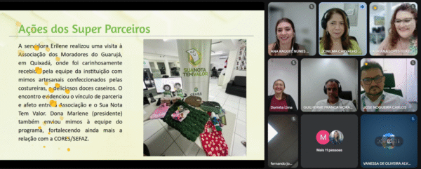 Super Parceiros do Sua Nota Tem Valor promovem 4ª reunião virtual deste ano