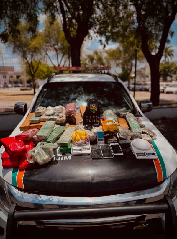 Polícia Militar prende suspeito com cerca de 50 kg de drogas em Sobral