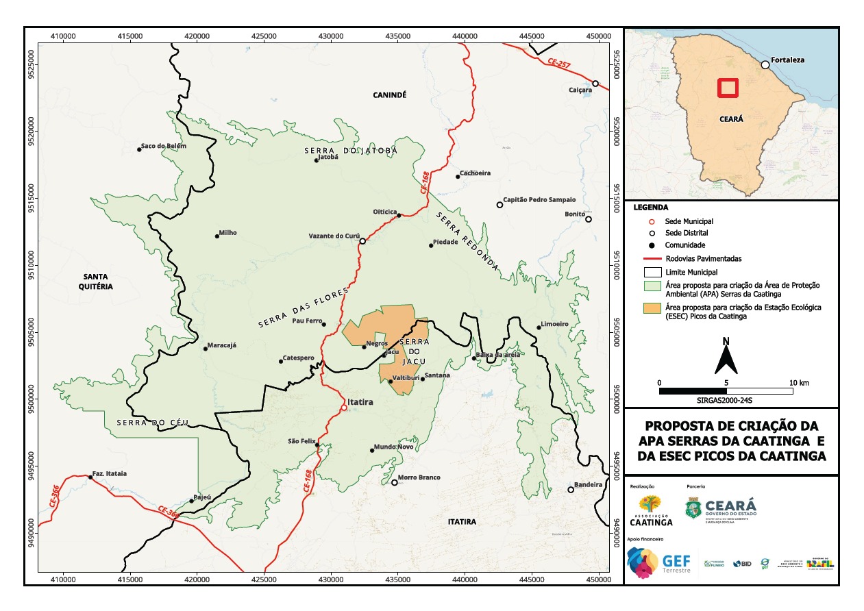 Governo do Ceará inicia consultas públicas sobre criação de Unidades de Conservação Estaduais; confira datas