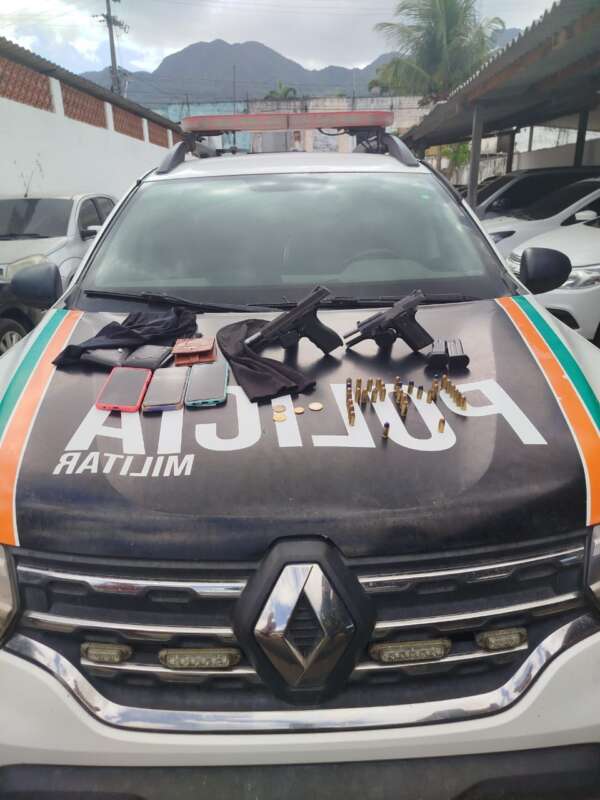 Em ações distintas, PMCE captura seis pessoas e apreende cinco armas de fogo em Maranguape