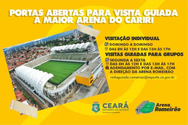 Arena Romeirão abre visitação ao público