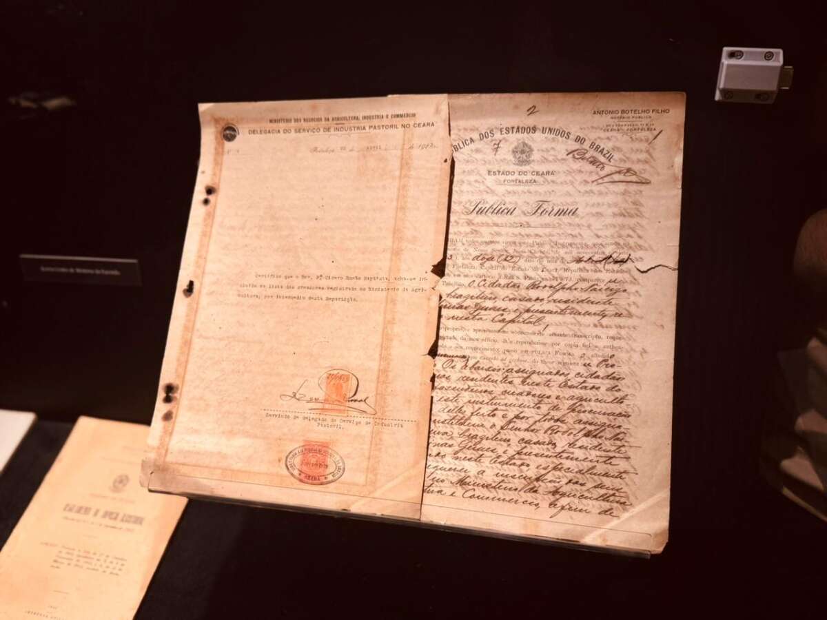 Centro de Memória da Fazenda expõe documento inédito de Padre Cícero