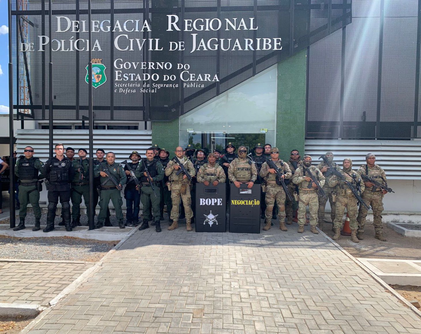 Com apoio da Ciopaer/SSPDS, ação conjunta resulta em resgate de vítima e captura de suspeito em Jaguaribe