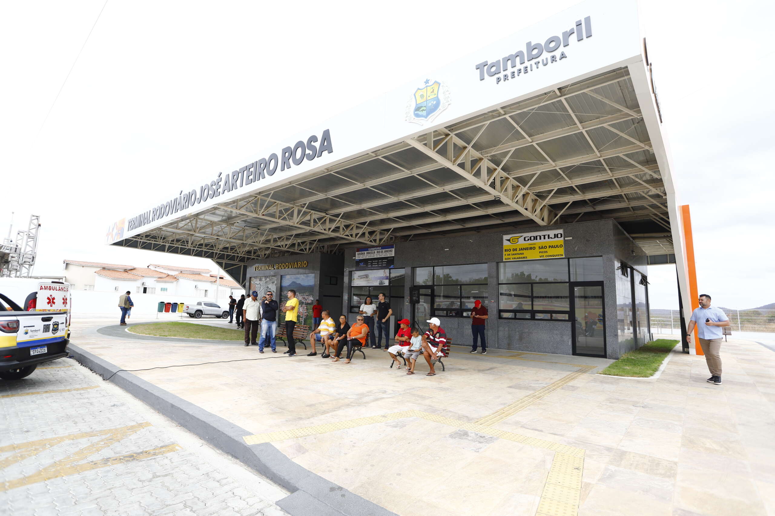 População de Tamboril ganha Terminal Rodoviário com investimento superior a R$ 1,6 milhão