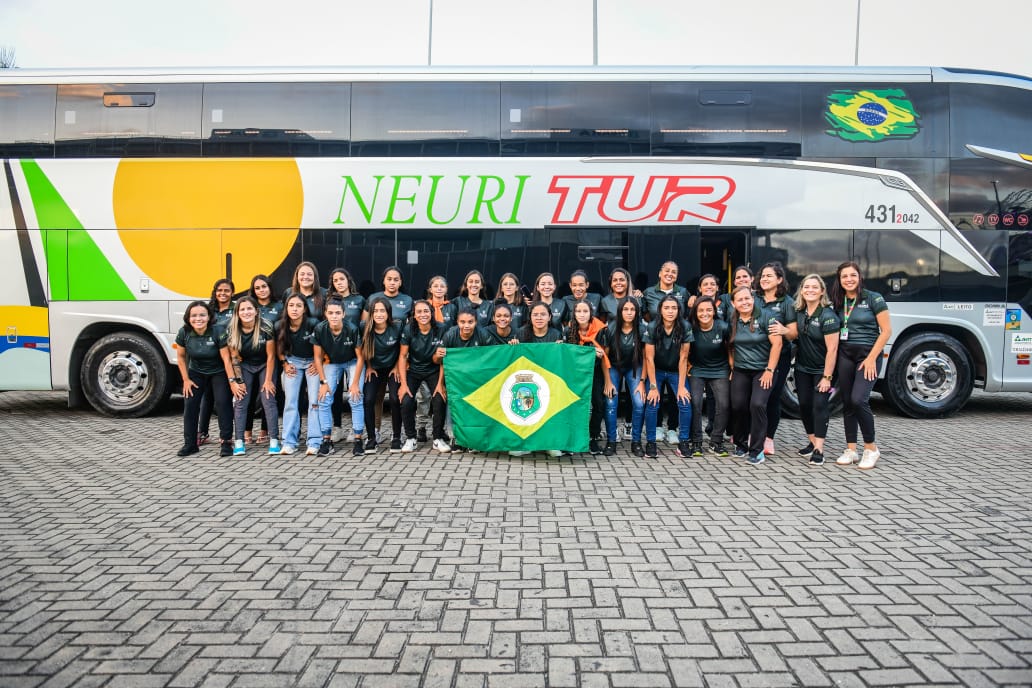 Delegação do Ceará embarca para disputar a Copa Rainha Marta, em Maceió