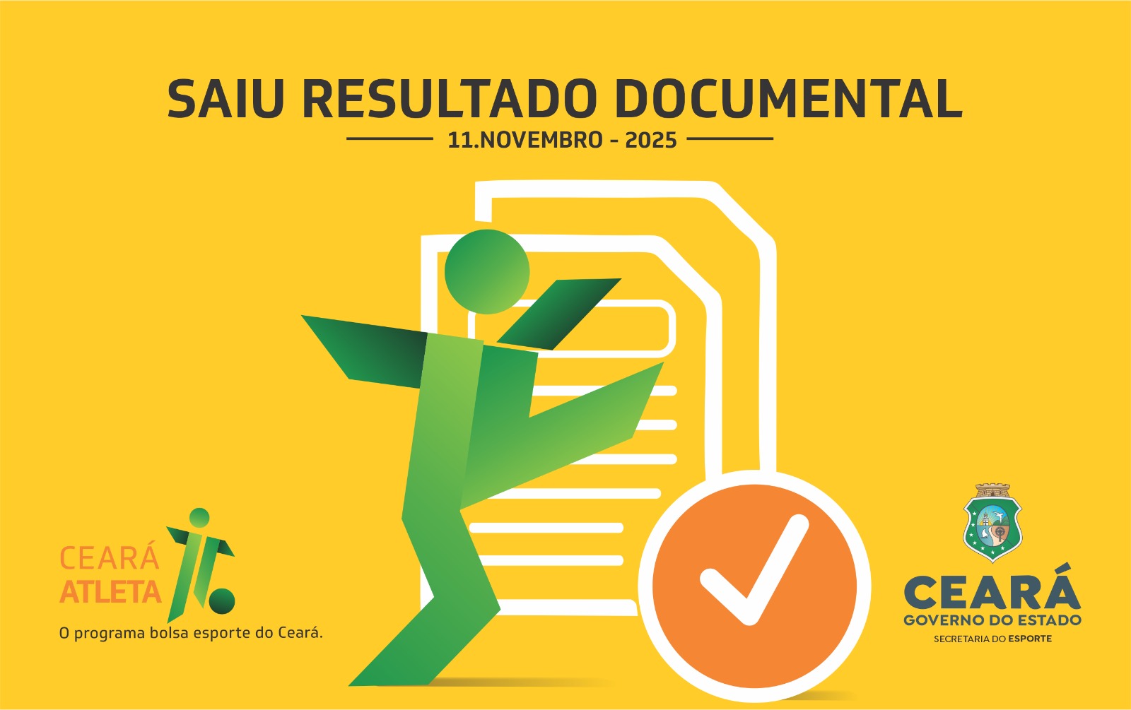 Sesporte divulga resultado da análise documental do Projeto Bolsa-Esporte