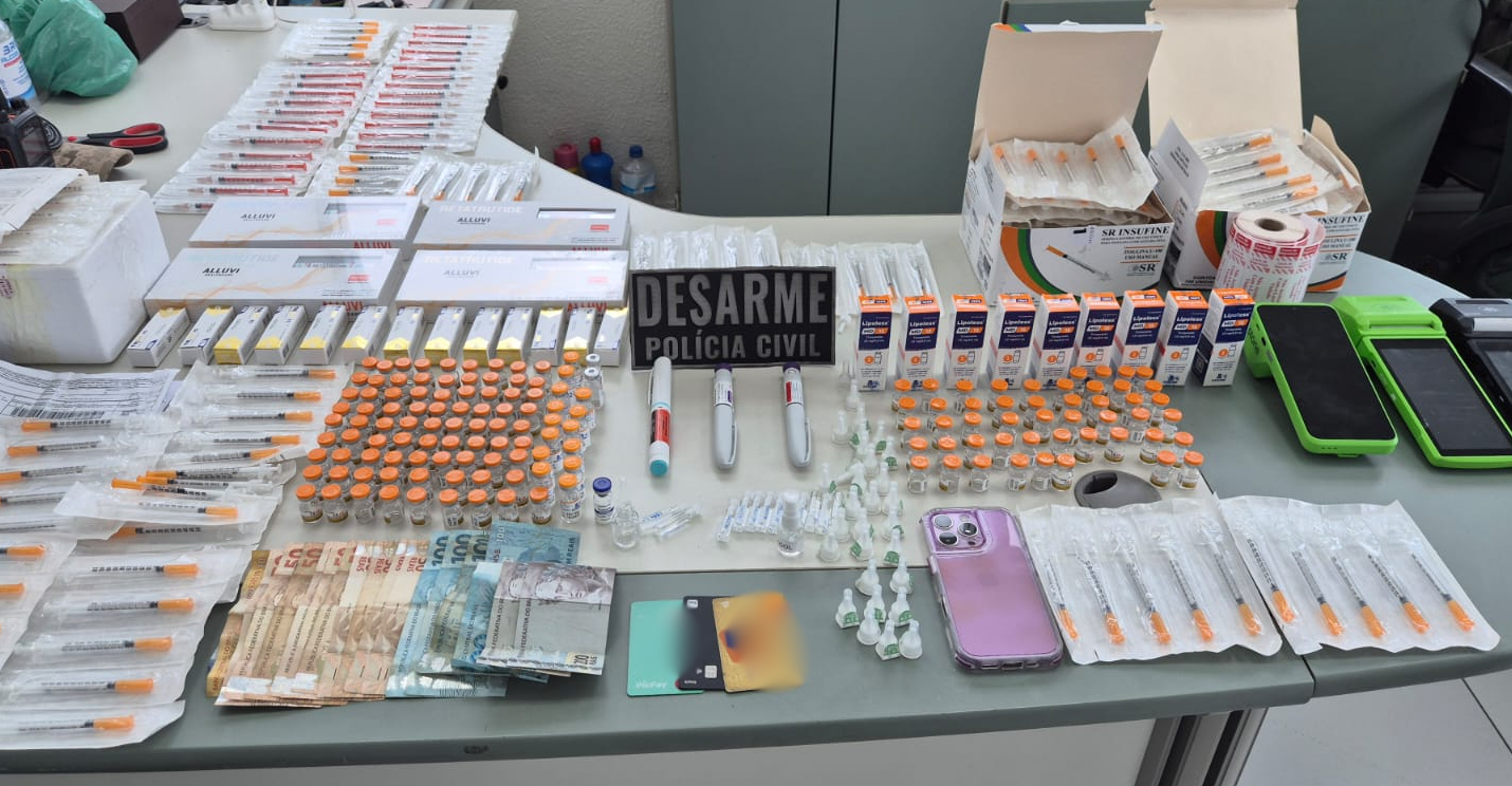 CAC com mais de 190 medicamentos para emagrecimento é capturado pela PCCE no Jangurussu
