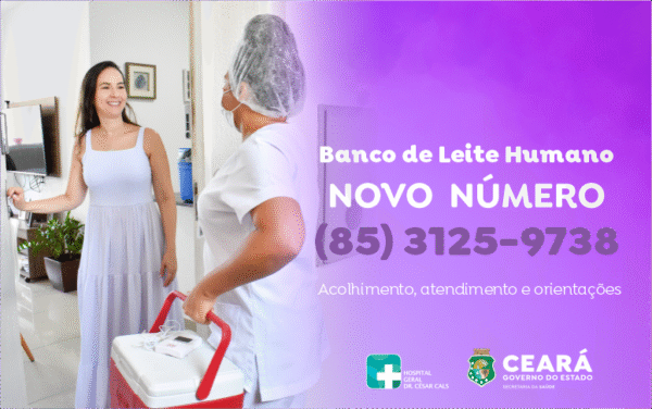 Banco de Leite do HGCC tem novo número de contato para atendimento às mães e agendamento de doações