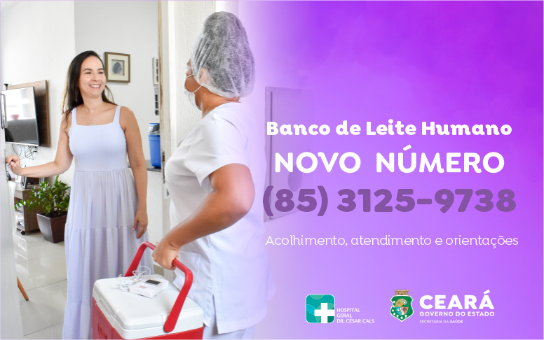 Banco de Leite do HGCC tem novo número de contato para atendimento às mães e agendamento de doações