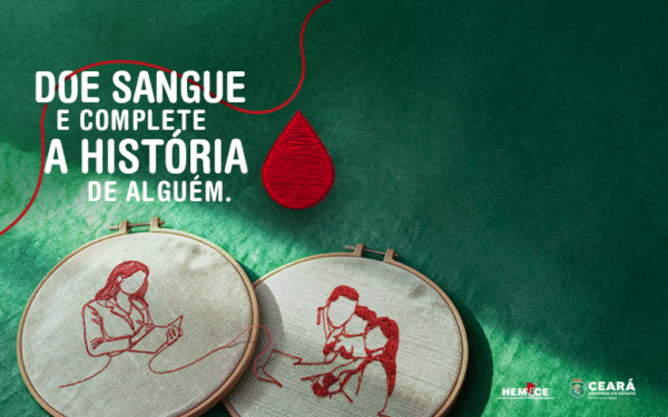 Hemoce inicia nova campanha para reforçar a importância da doação de sangue