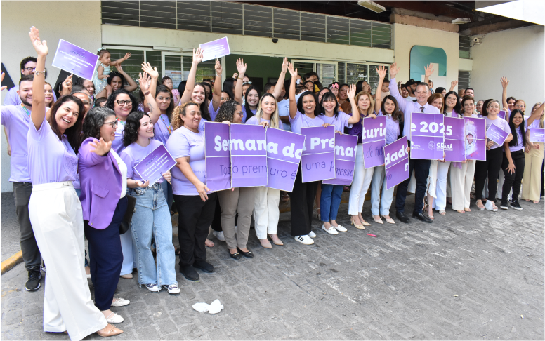 Hospital Geral Dr. César Cals celebra superação e vida na abertura da Semana da Prematuridade