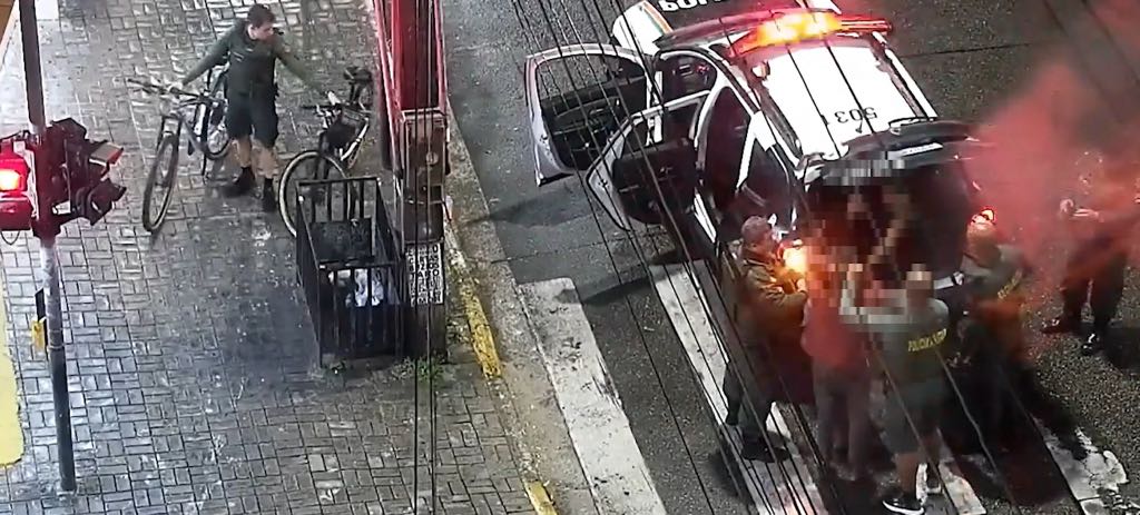 Com o apoio do Nuvid/Ciops/SSPDS, dupla é presa suspeita de furto de fios no Centro de Fortaleza