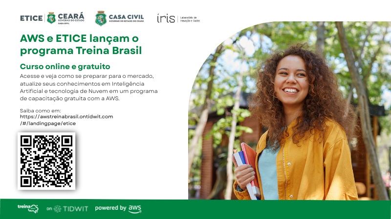 AWS Treina Brasil: Etice oferecerá 30 mil vagas gratuitas de capacitação em tecnologias de IA e nuvem