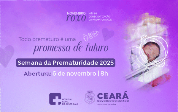 Novembro roxo: HGCC abre Semana da Prematuridade de 2025 com desfile de bebês nesta quinta (6)