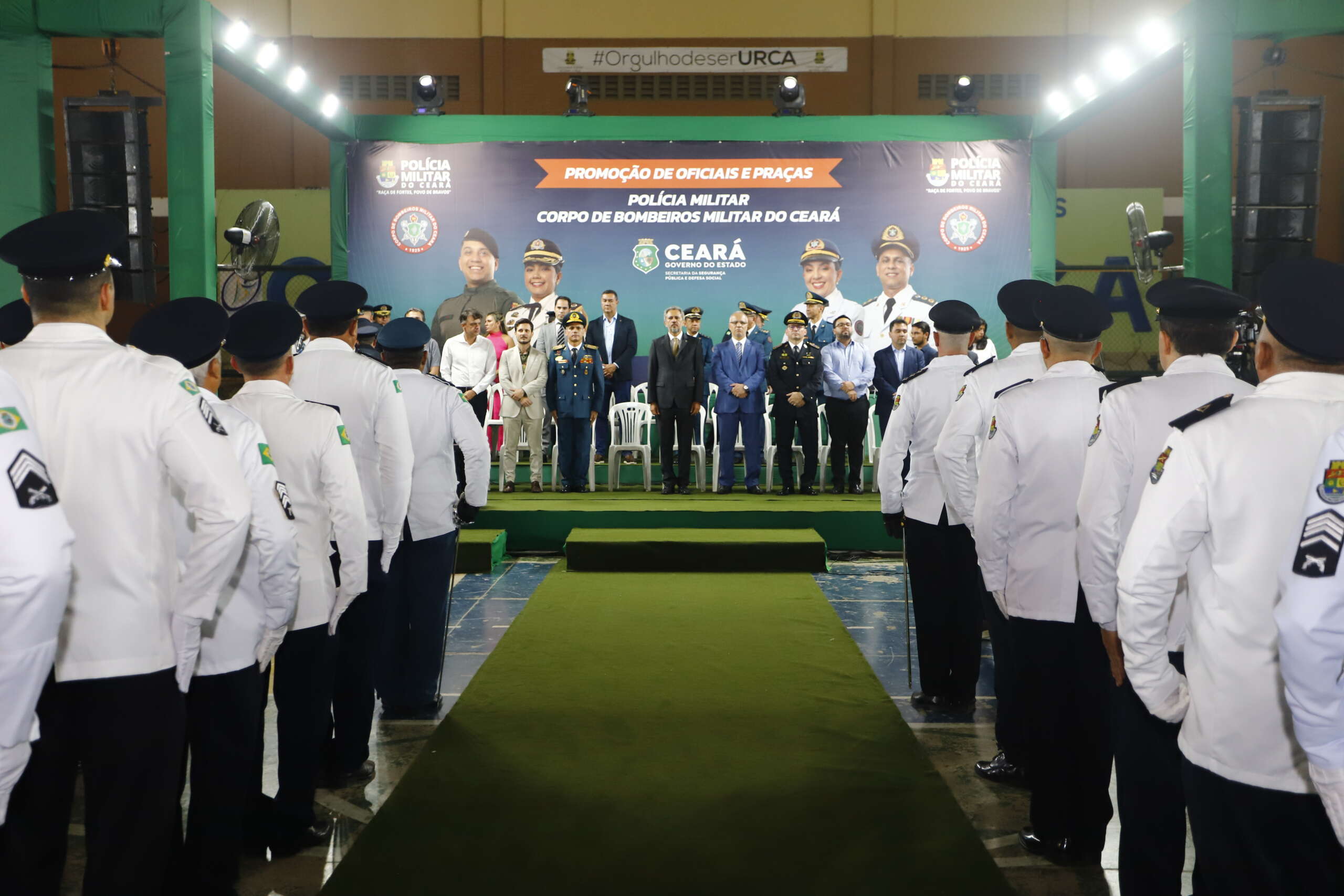 No Crato, Governo do Ceará encerra ciclo de promoção de militares em 2025