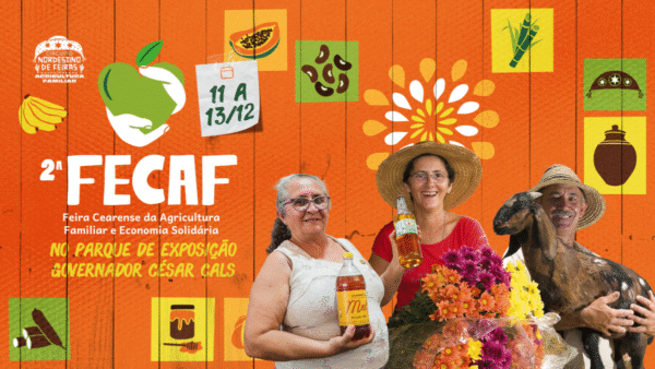 2ª edição da Feira Cearense da Agricultura Familiar começa nesta quinta-feira (11) no Parque da Expoece, em Fortaleza