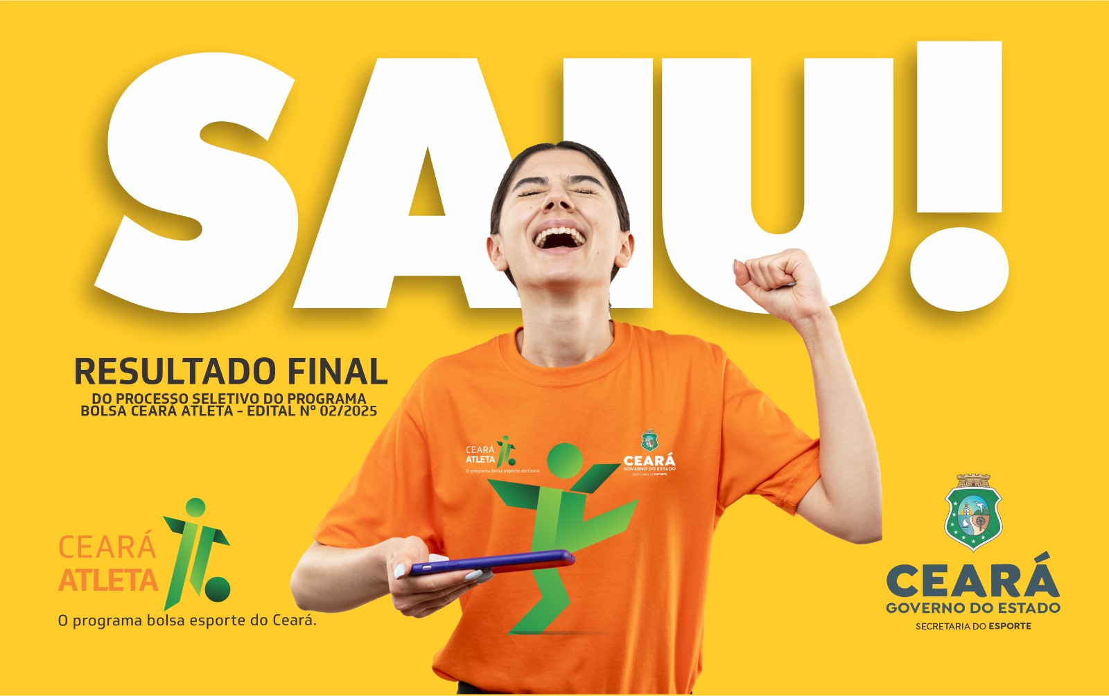 Sesporte divulga resultado final da concessão de 6 mil bolsas do Projeto Bolsa-Esporte