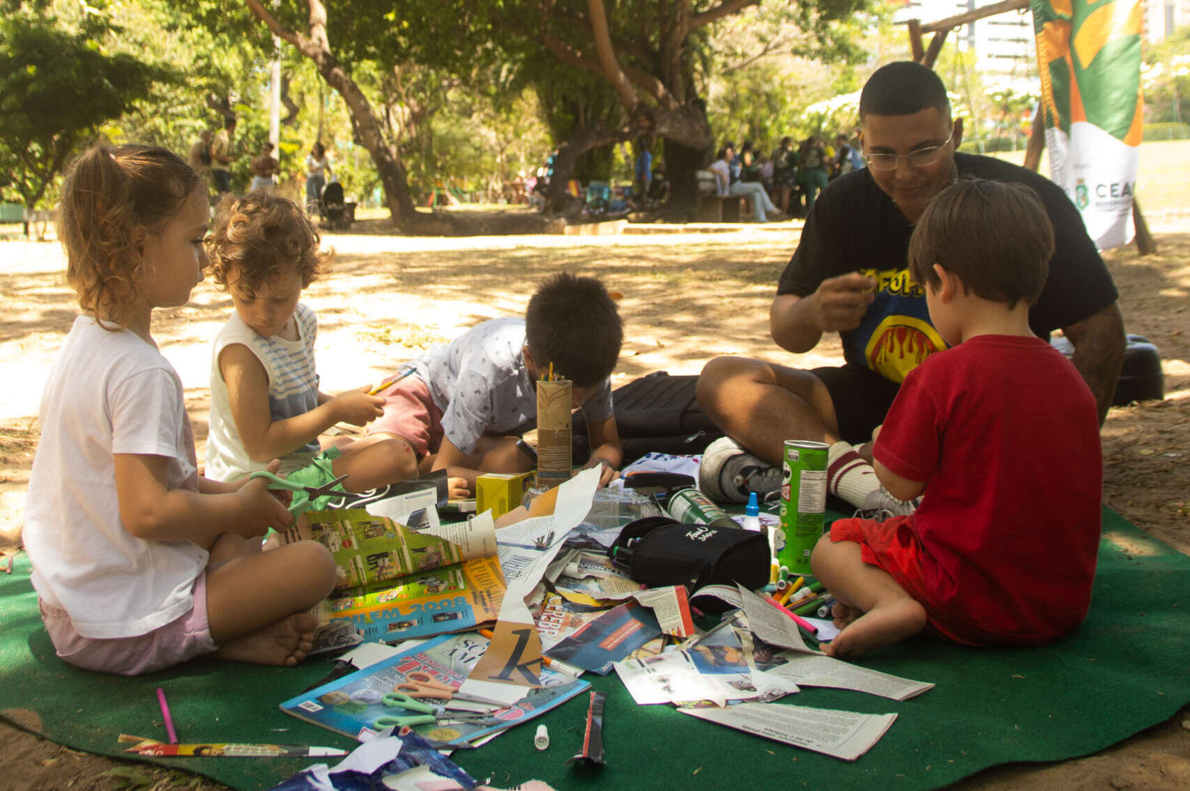 Vem Pro Parque promove oficina ambiental e espetáculo de teatro de bonecos neste fim de semana no Parque do Cocó