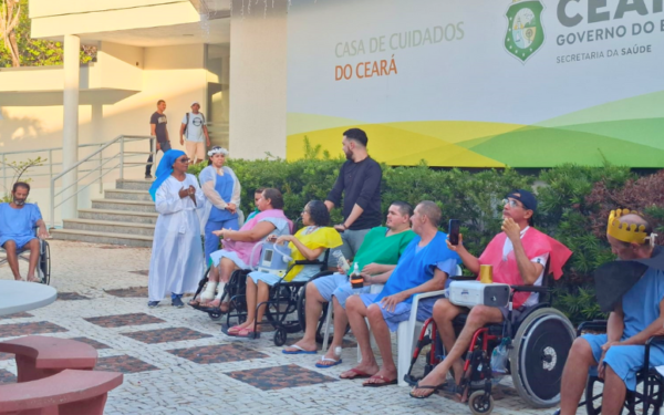 Casa de Cuidados do Ceará promove programação natalina para pacientes e cuidadores