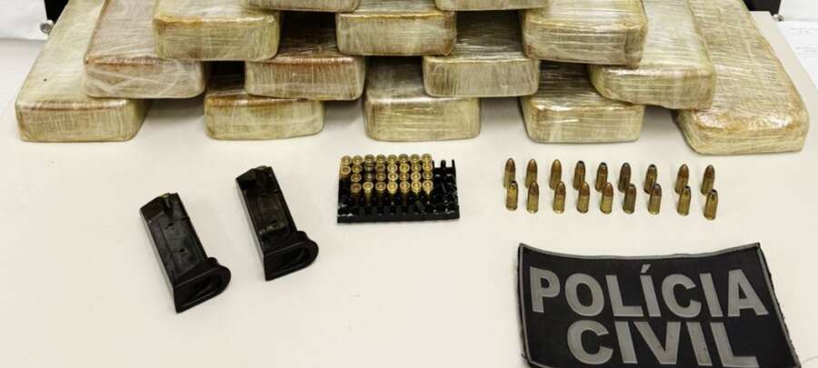 Casal é preso pela Polícia Civil em posse de cerca de 15 kgs de crack em Juazeiro do Norte