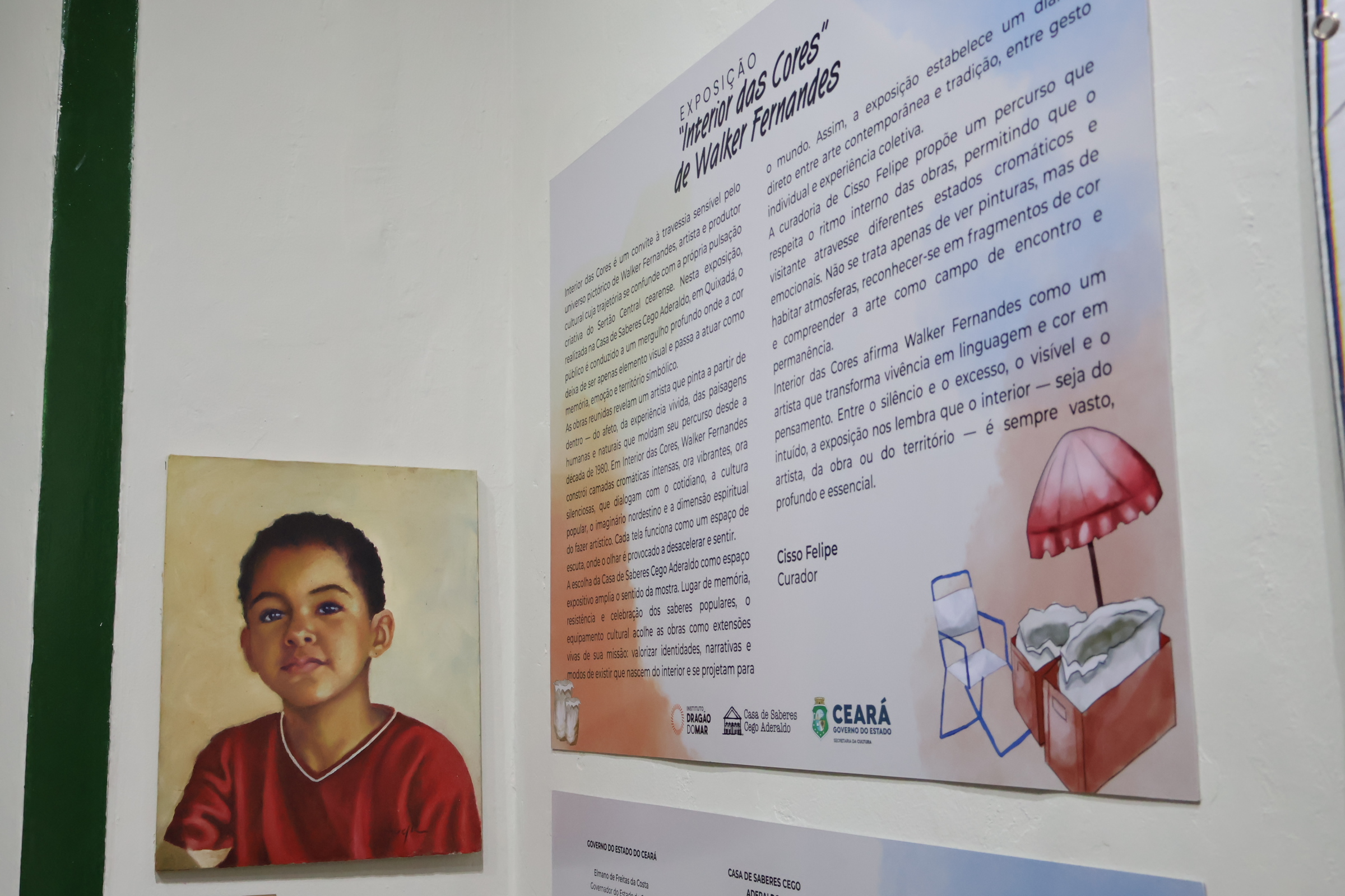 Interior das Cores: Exposição de Walker Fernandes abre na Casa de Saberes Cego Aderaldo