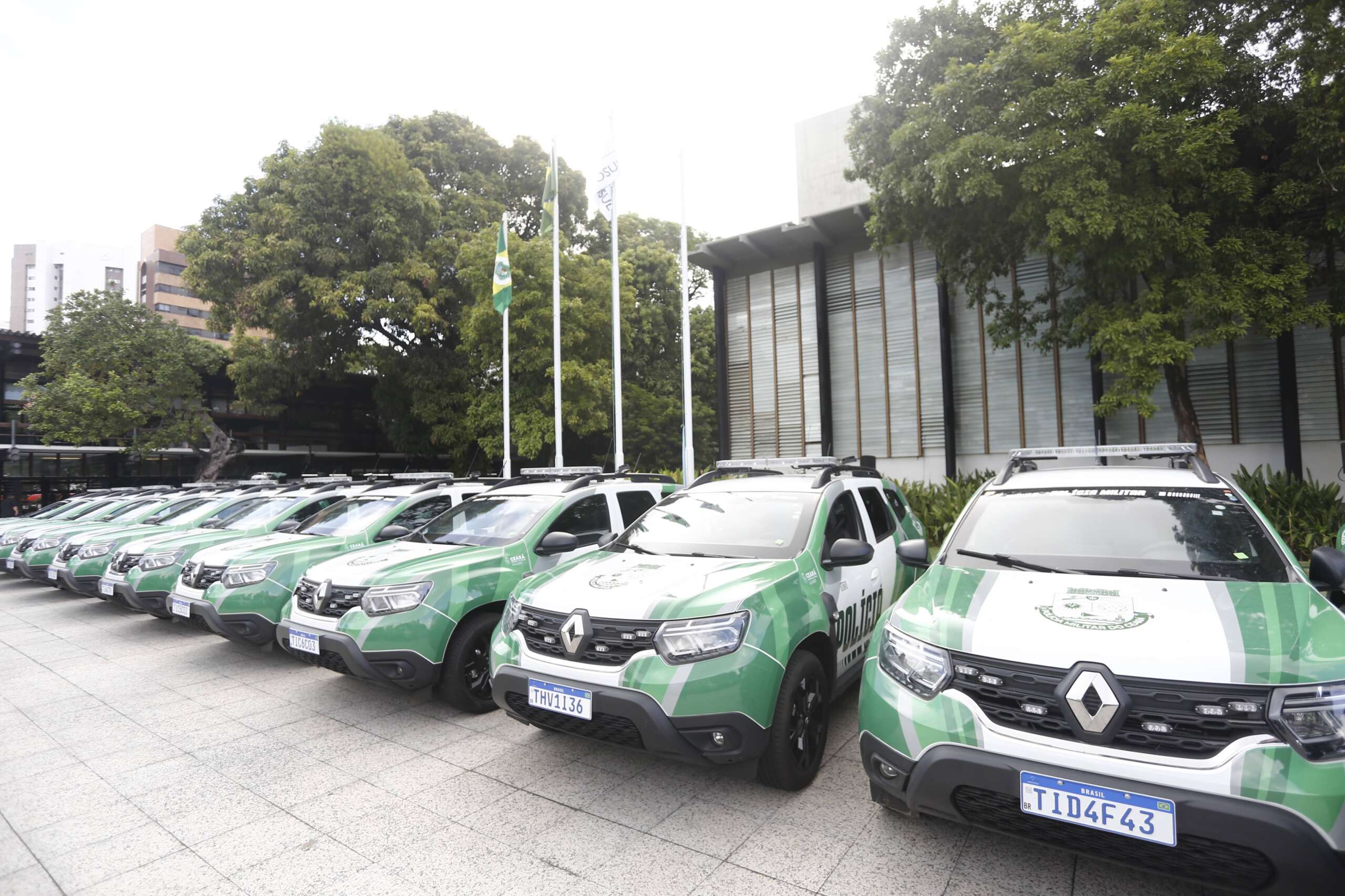 Com investimento superior a R$ 10,6 milhões, primeiras 58 viaturas com blindagem são entregues à Polícia Militar do Ceará