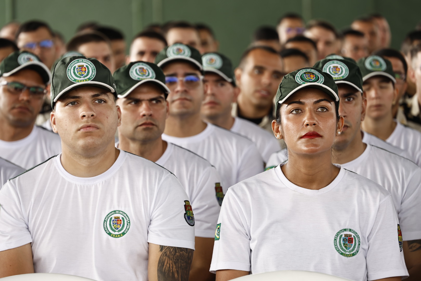 Governador Elmano de Freitas participa da aula inaugural do Curso de Formação para 80 novos oficiais da PMCE