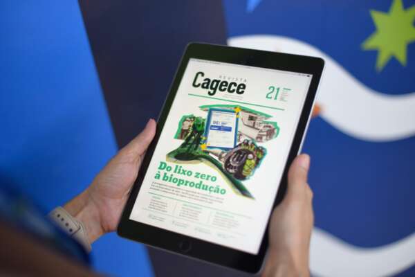 Revista destaca o protagonismo sustentável da Cagece em transformar lixo em bioproduto