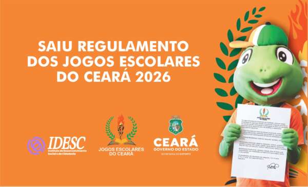 Sesporte divulga Regulamento Geral dos Jogos Escolares do Ceará 2026