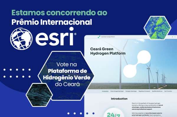 Plataforma de Hidrogênio Verde do Ceará é única finalista brasileira em premiação internacional