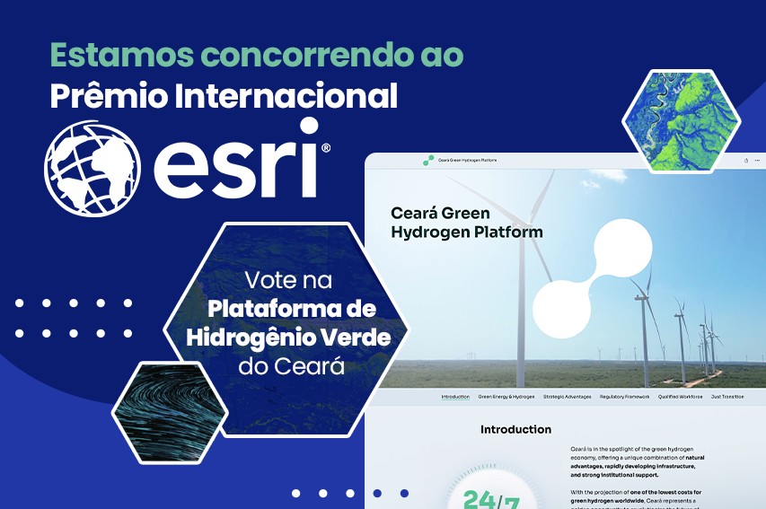 Plataforma de Hidrogênio Verde do Ceará é única finalista brasileira em premiação internacional