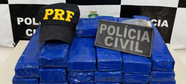Em ação conjunta, PCCE e PRF prendem homem em posse de 20 kg de drogas em Farias Brito