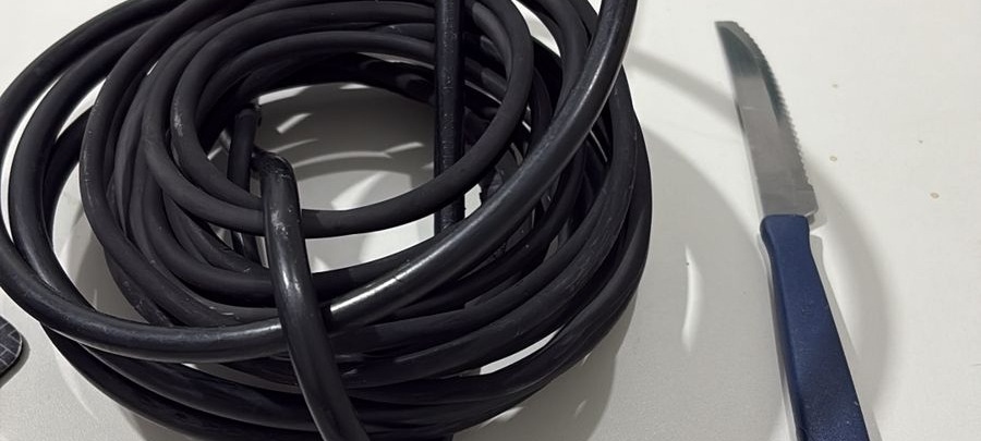 PMCE prende em flagrante suspeito de furto de fios no Vicente Pinzón