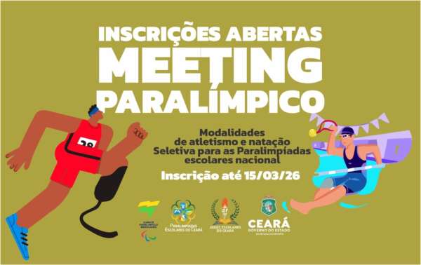 Sesporte abre inscrições do Meeting Paralímpico nas modalidades de atletismo e natação
