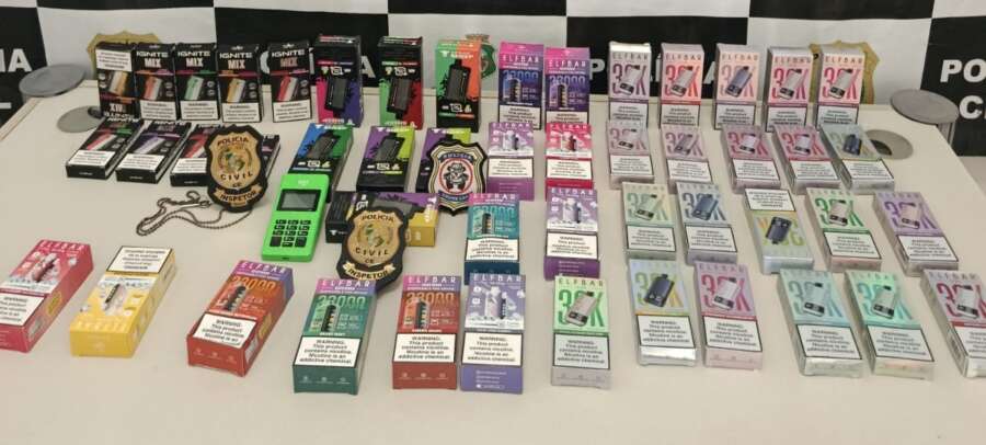 Polícia Civil prende homem que comercializava cigarros eletrônicos em Limoeiro do Norte