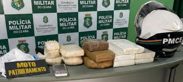Polícia Militar prende suspeito em flagrante com mais de 9 kg de cocaína no Cariri