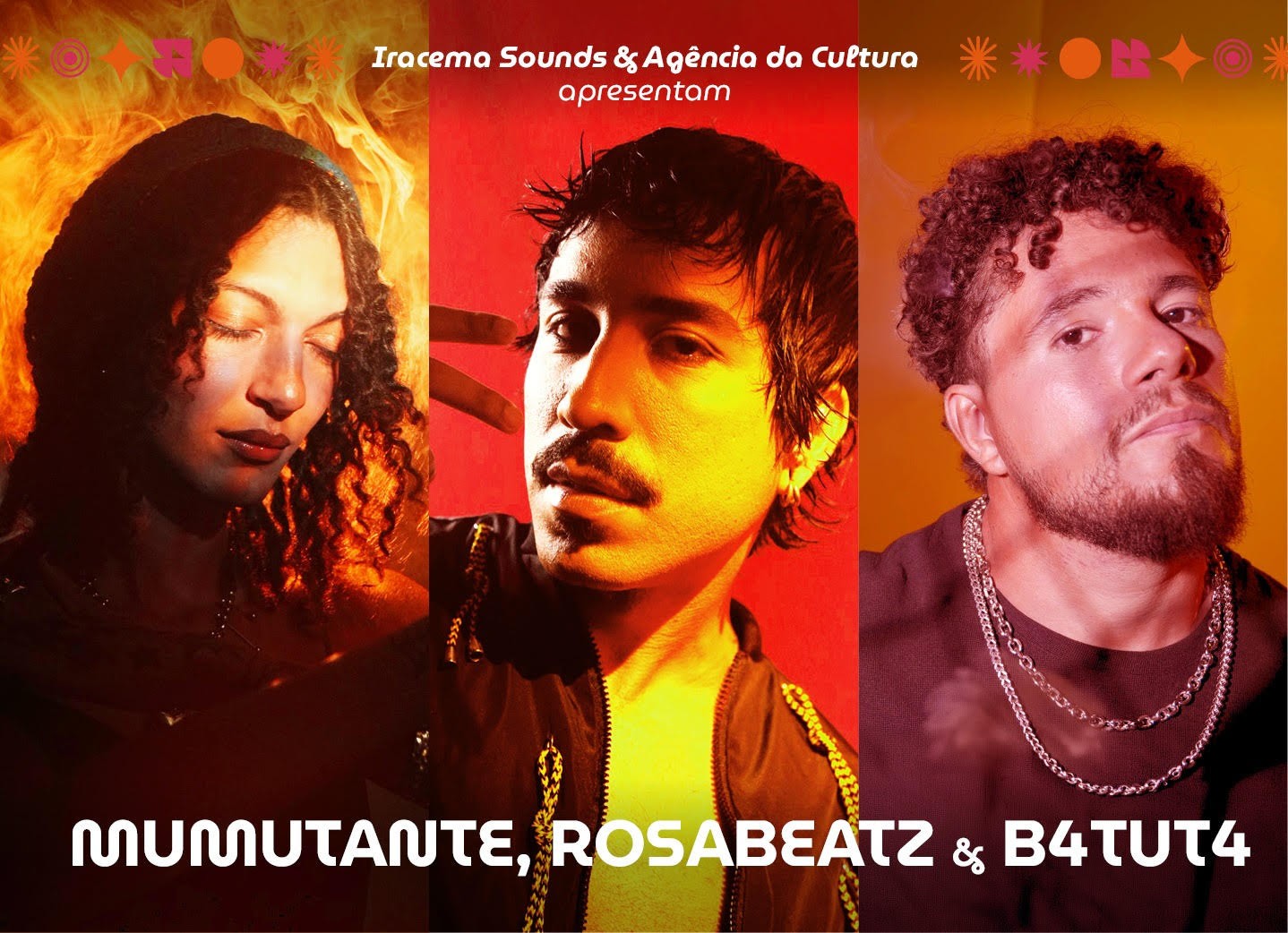 Selo Iracema Sounds e Agência da Cultura apresentam show especial de Mumutante, B4tut4 e Rosabeatz no ZEP Sessions