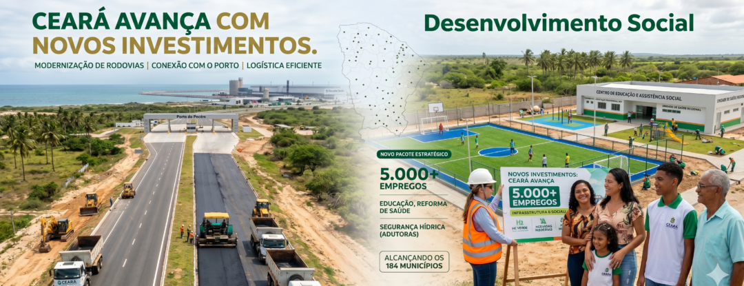 Ceará anuncia novos investimentos em infraestrutura e social
